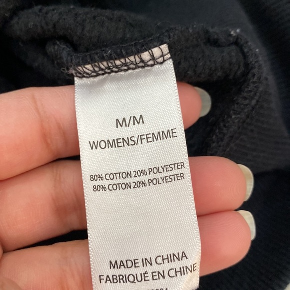 Hudson's Bay Women's Olympics Canada Zip Up Hoodie in Black - Picture 7 of 8